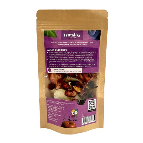 Frutalia Snack fruta deshidratada frutos rojos x40gr
