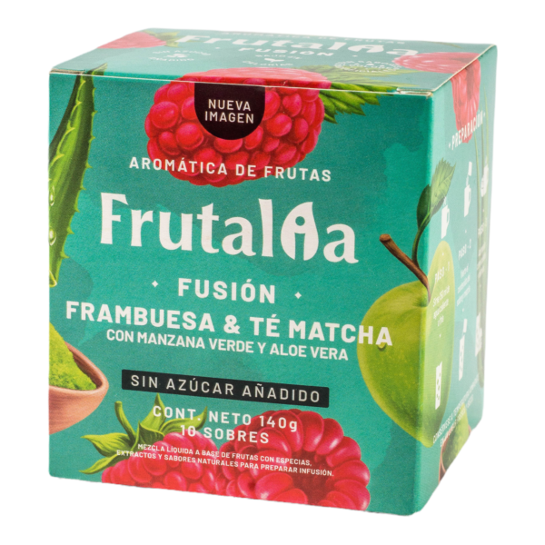 Frutalia aromaticas Fusion Frambuesa y Te Matcha x10 sobres