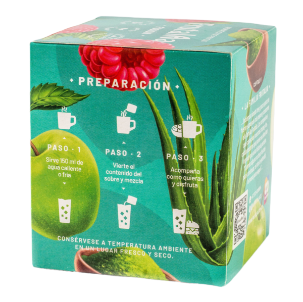 Frutalia aromaticas Fusion Frambuesa y Te Matcha x10 sobres