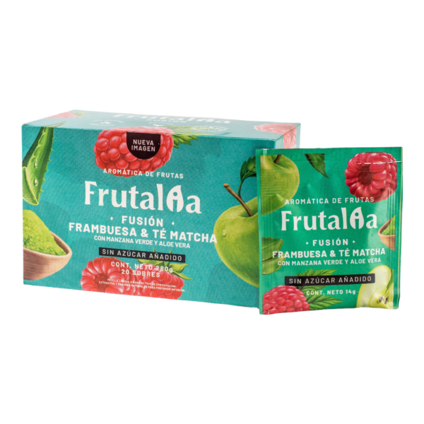 Frutalia aromaticas Fusion Frambuesa y Te Matcha x20 sobres