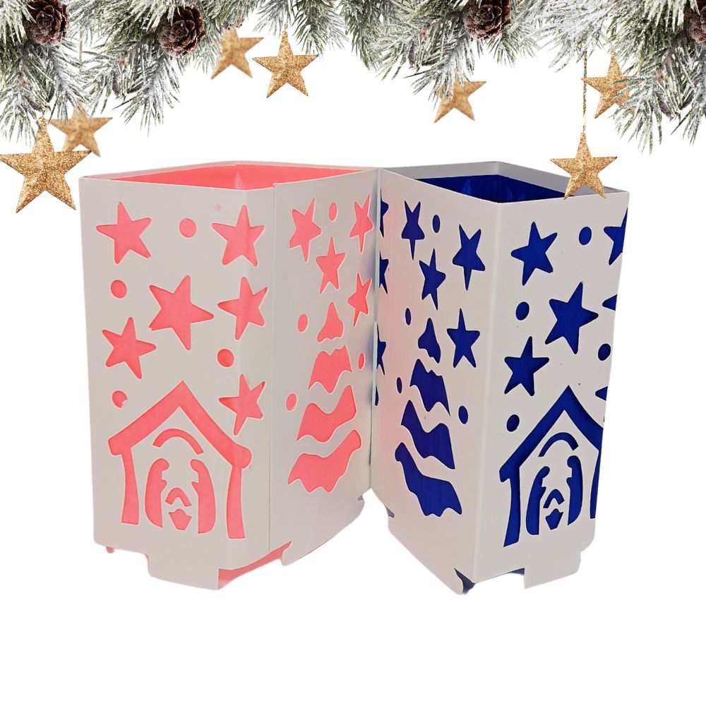 Christmas Candle Lanterns x 10 Units