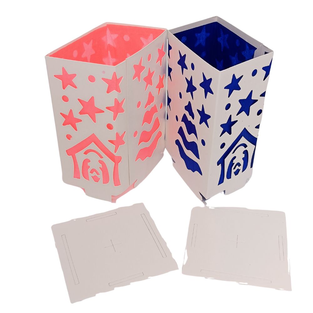 Christmas Candle Lanterns x 10 Units