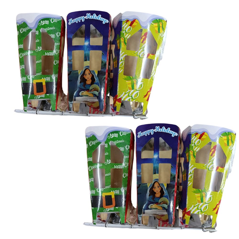 Faroles para velas Navideñas x 10 Unidades
