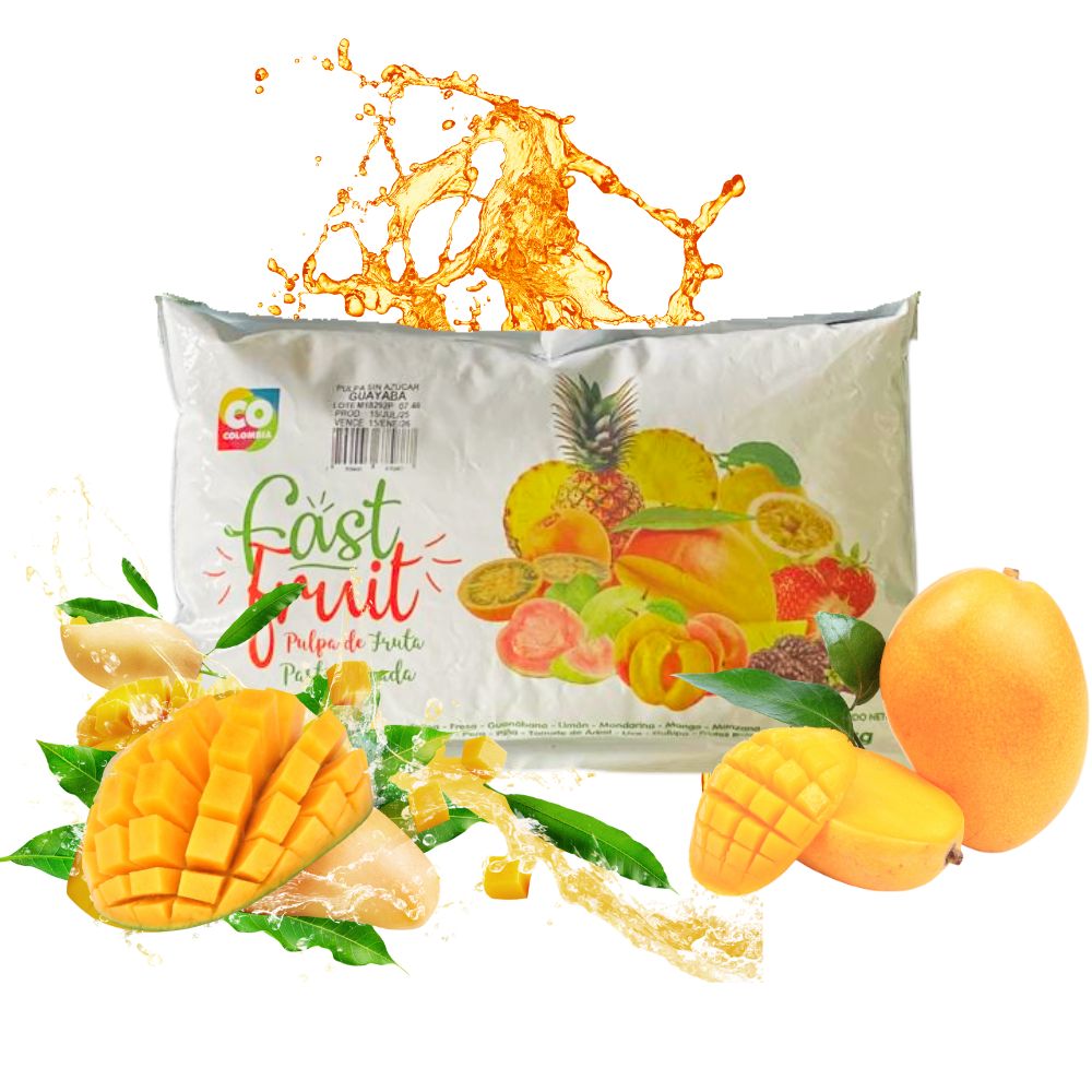 Pulpa de fruta pasteurizada 1kg - Fast Fruit