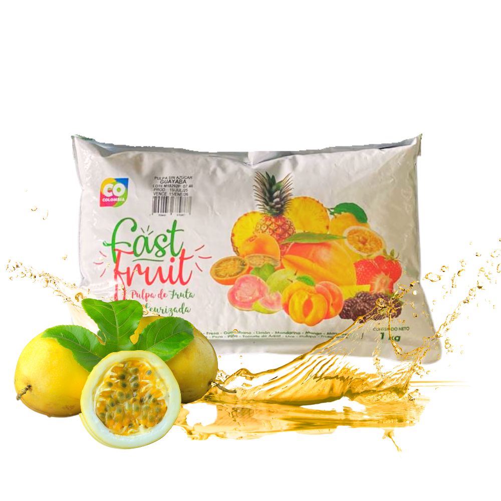Pulpa de fruta pasteurizada 1kg - Fast Fruit