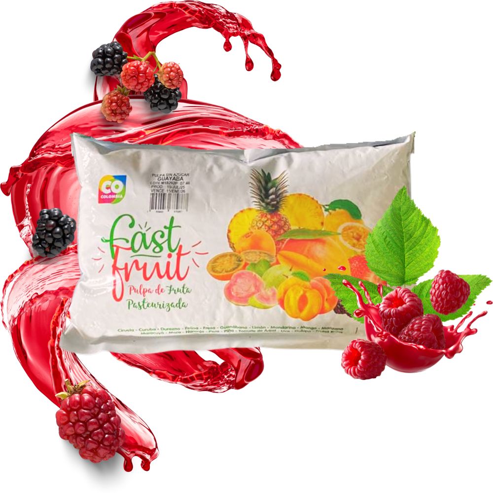 Pulpa de fruta pasteurizada 1kg - Fast Fruit