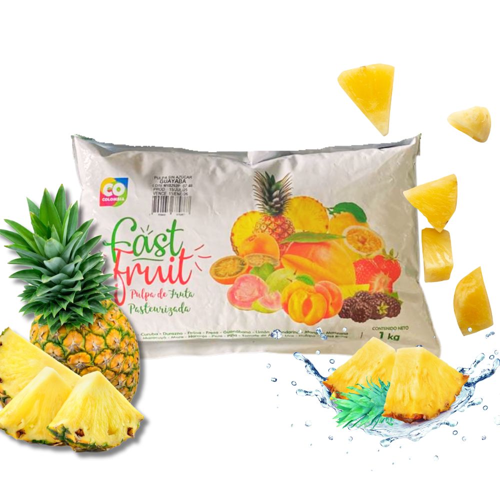 Pulpa de fruta pasteurizada 1kg - Fast Fruit