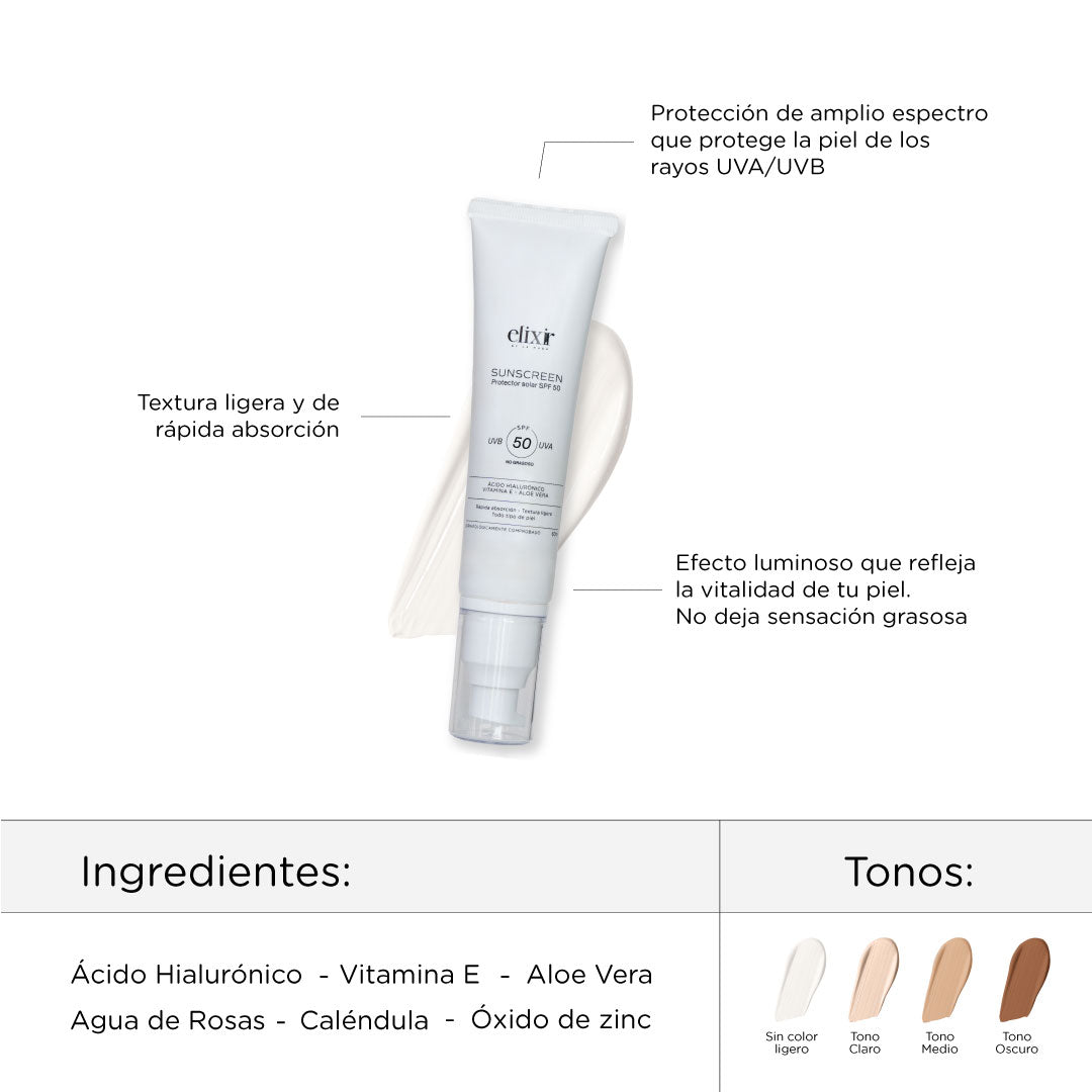 Elixir SUNSCREEN PROTECTOR SOLAR SPF 50