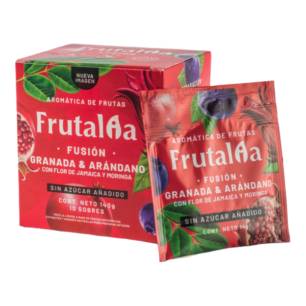 Frutalia Aromaticas Fusion Granada y Arandano x10 sobres