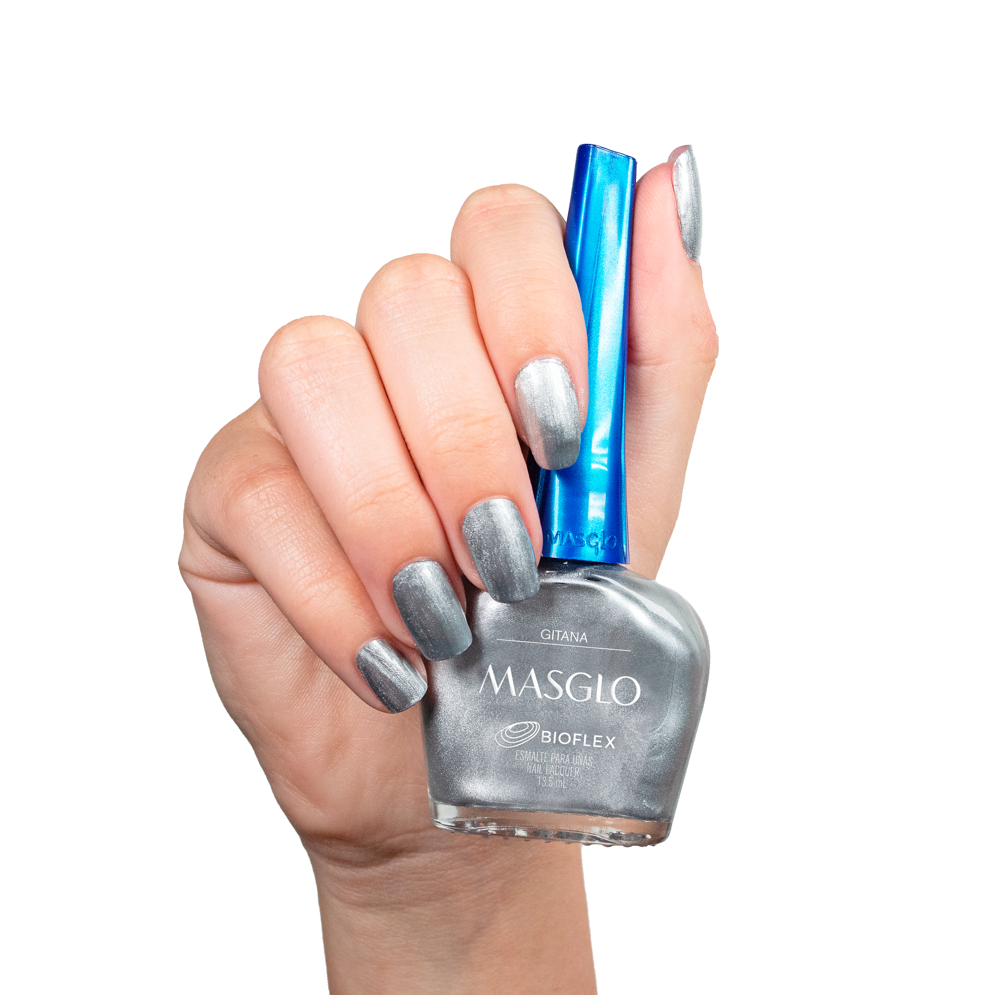 GITANA - ESMALTE TRADICIONAL METALIZADO MASGLO 13,5 ML - GAMA GRIS