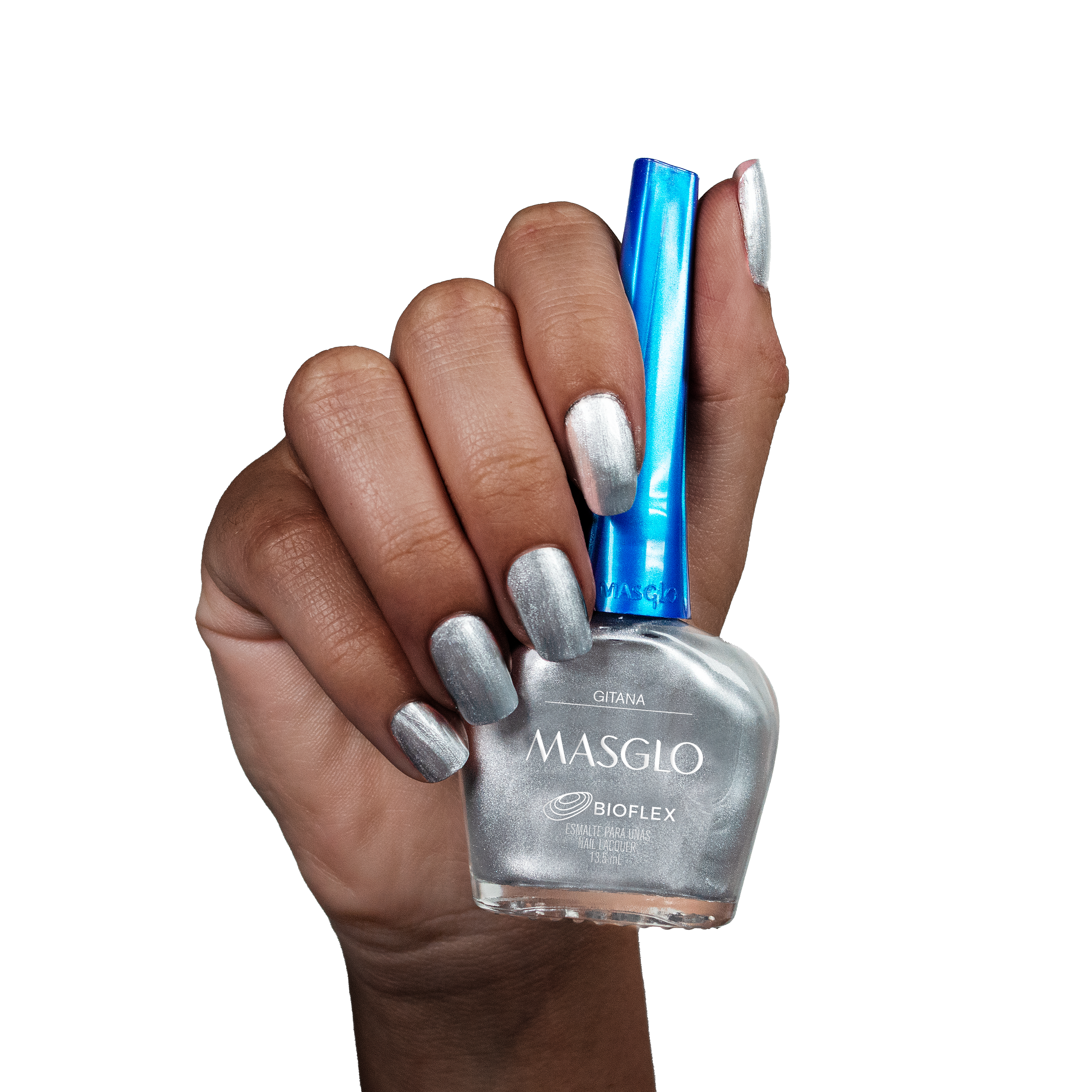 GITANA - ESMALTE TRADICIONAL METALIZADO MASGLO 13,5 ML - GAMA GRIS