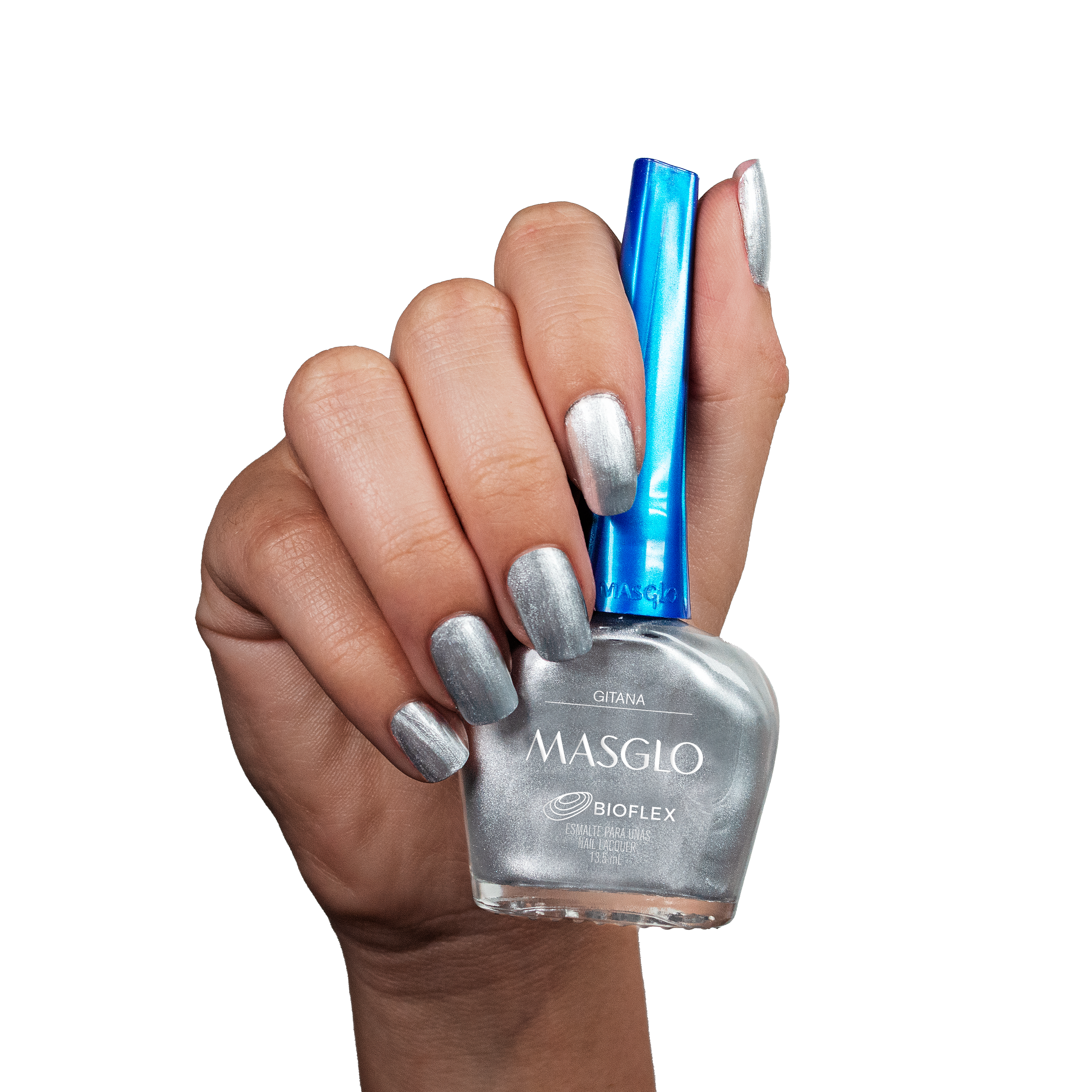 GITANA - ESMALTE TRADICIONAL METALIZADO MASGLO 13,5 ML - GAMA GRIS