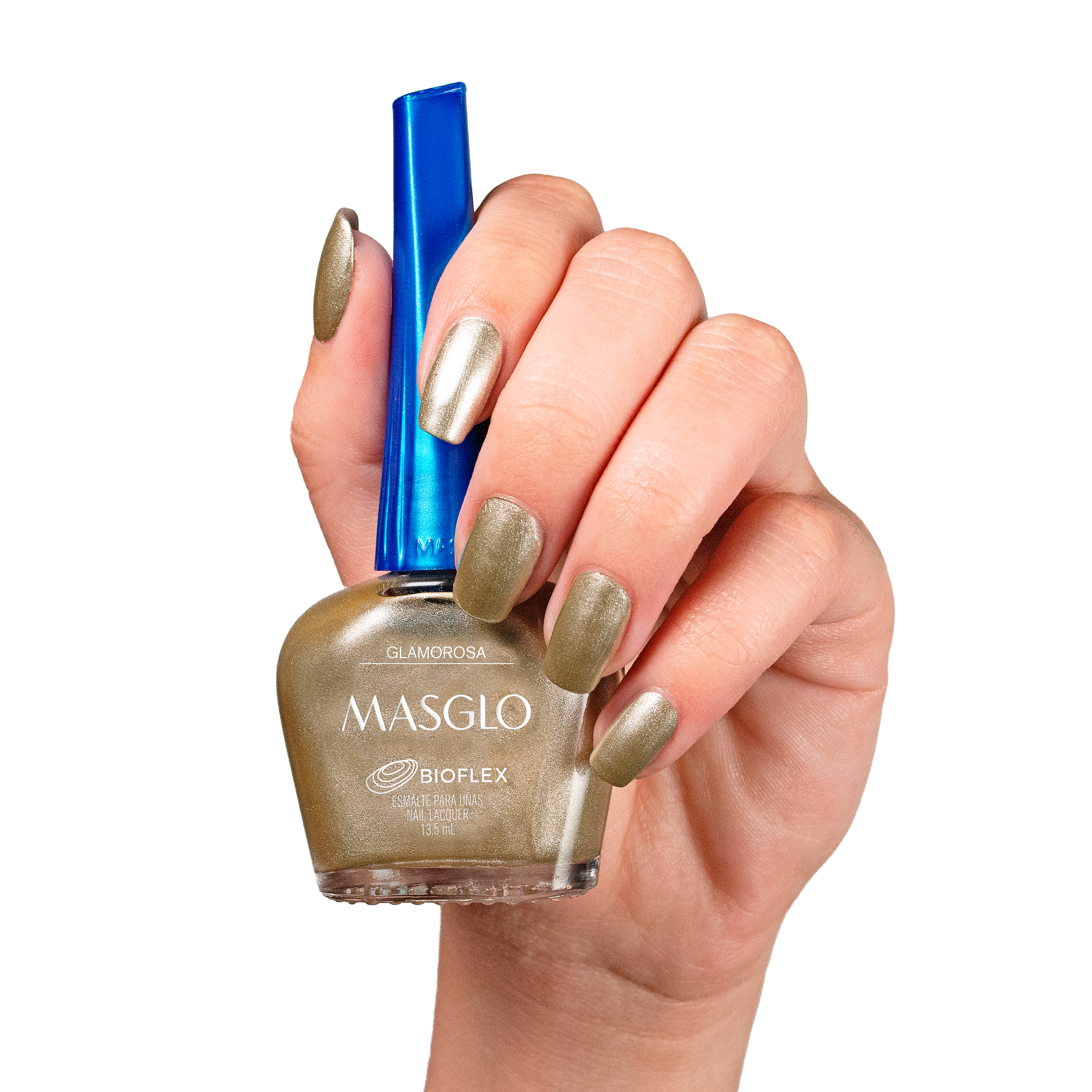 GLAMOROSA - ESMALTE TRADICIONAL METALIZADO MASGLO 13,5 ML - GAMA MARRON