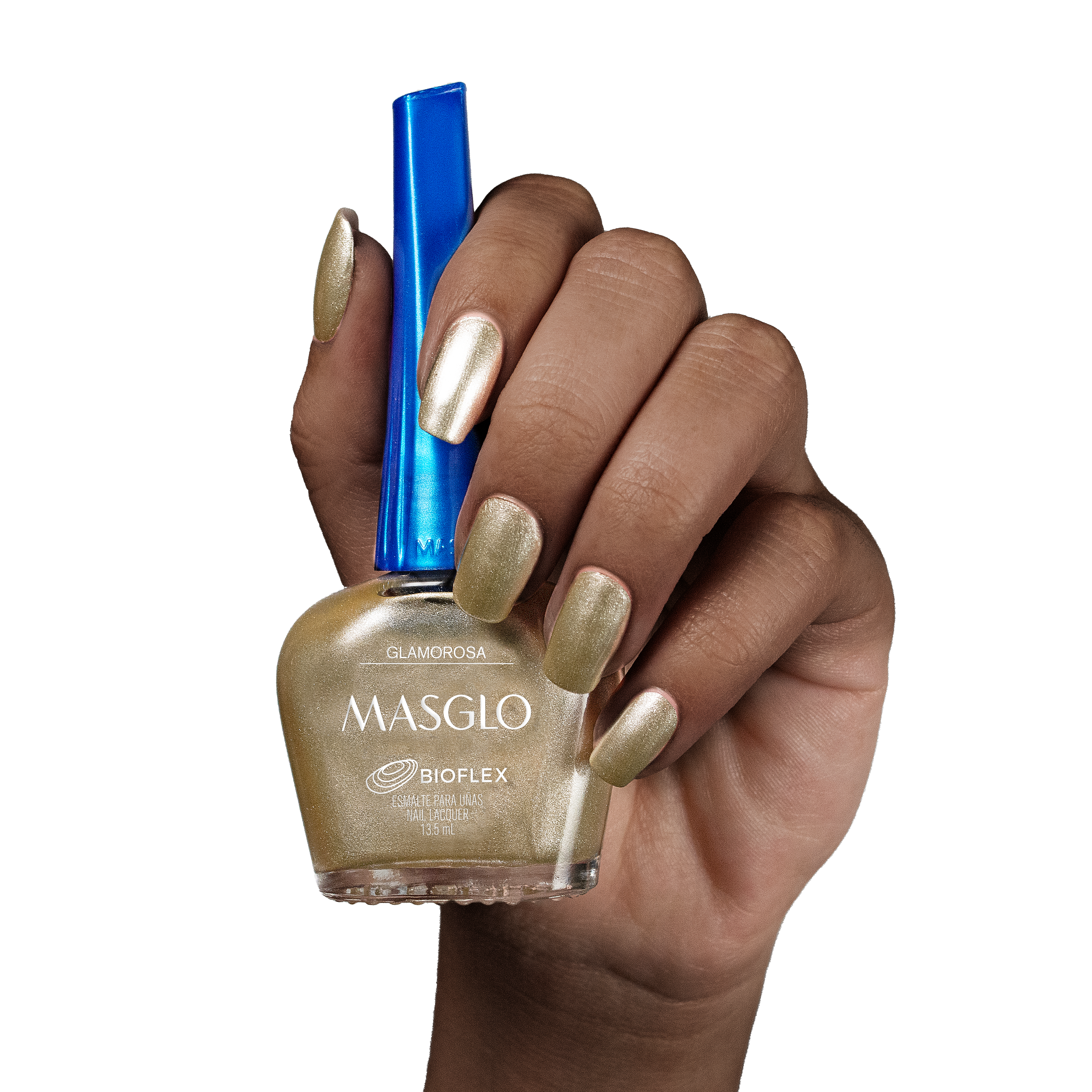 GLAMOROSA - ESMALTE TRADICIONAL METALIZADO MASGLO 13,5 ML - GAMA MARRON