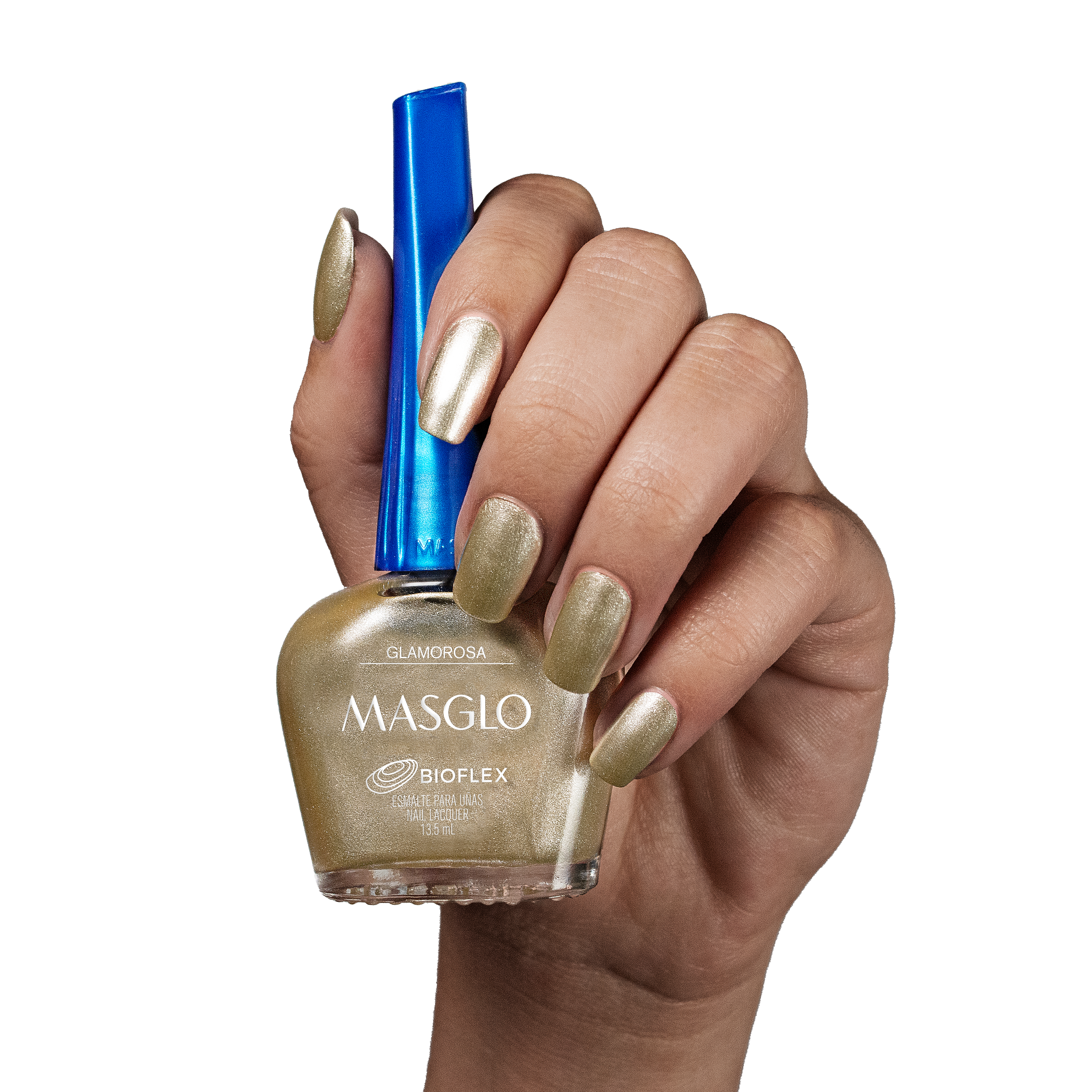 GLAMOROSA - ESMALTE TRADICIONAL METALIZADO MASGLO 13,5 ML - GAMA MARRON