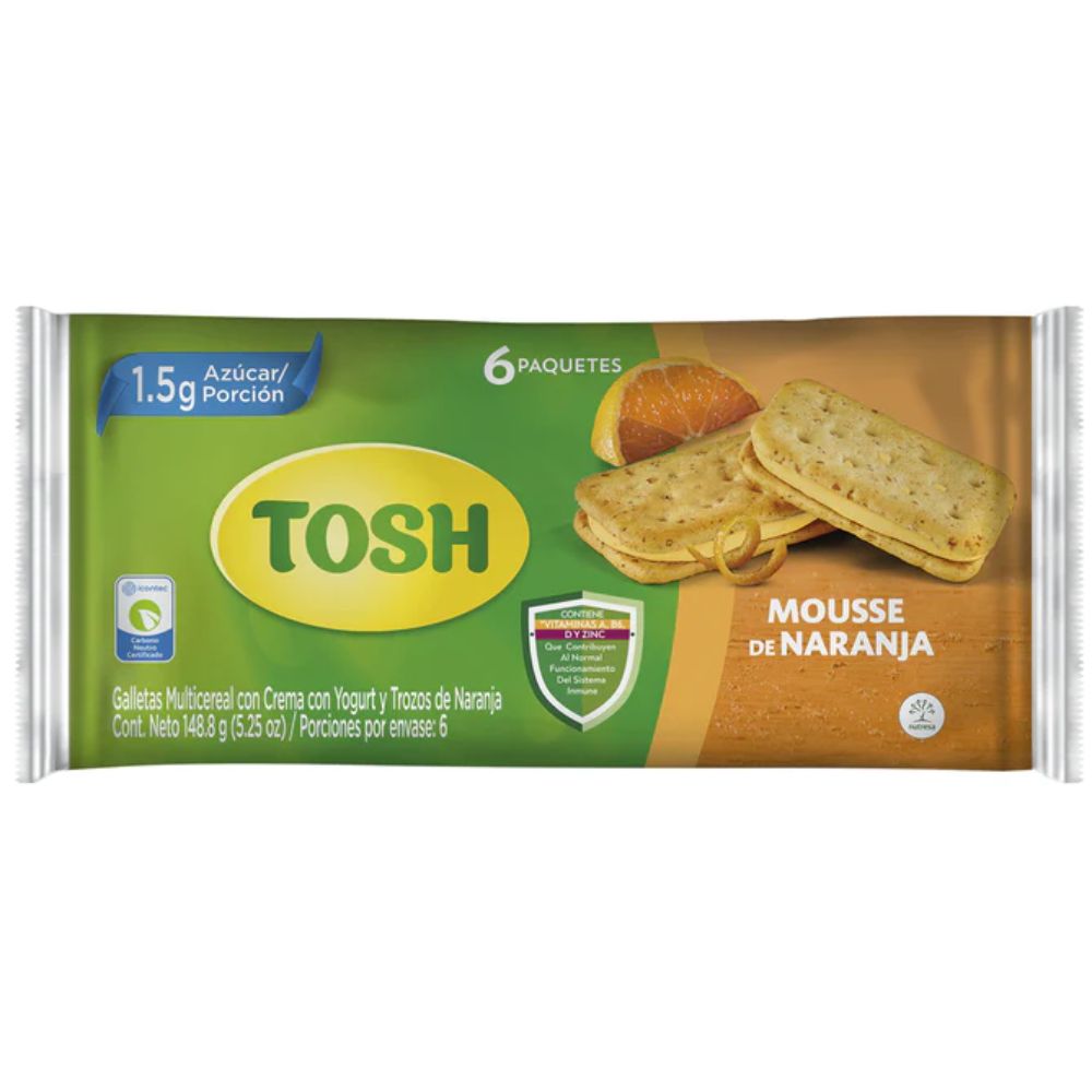 Nutresa Orange Tosh Cookie