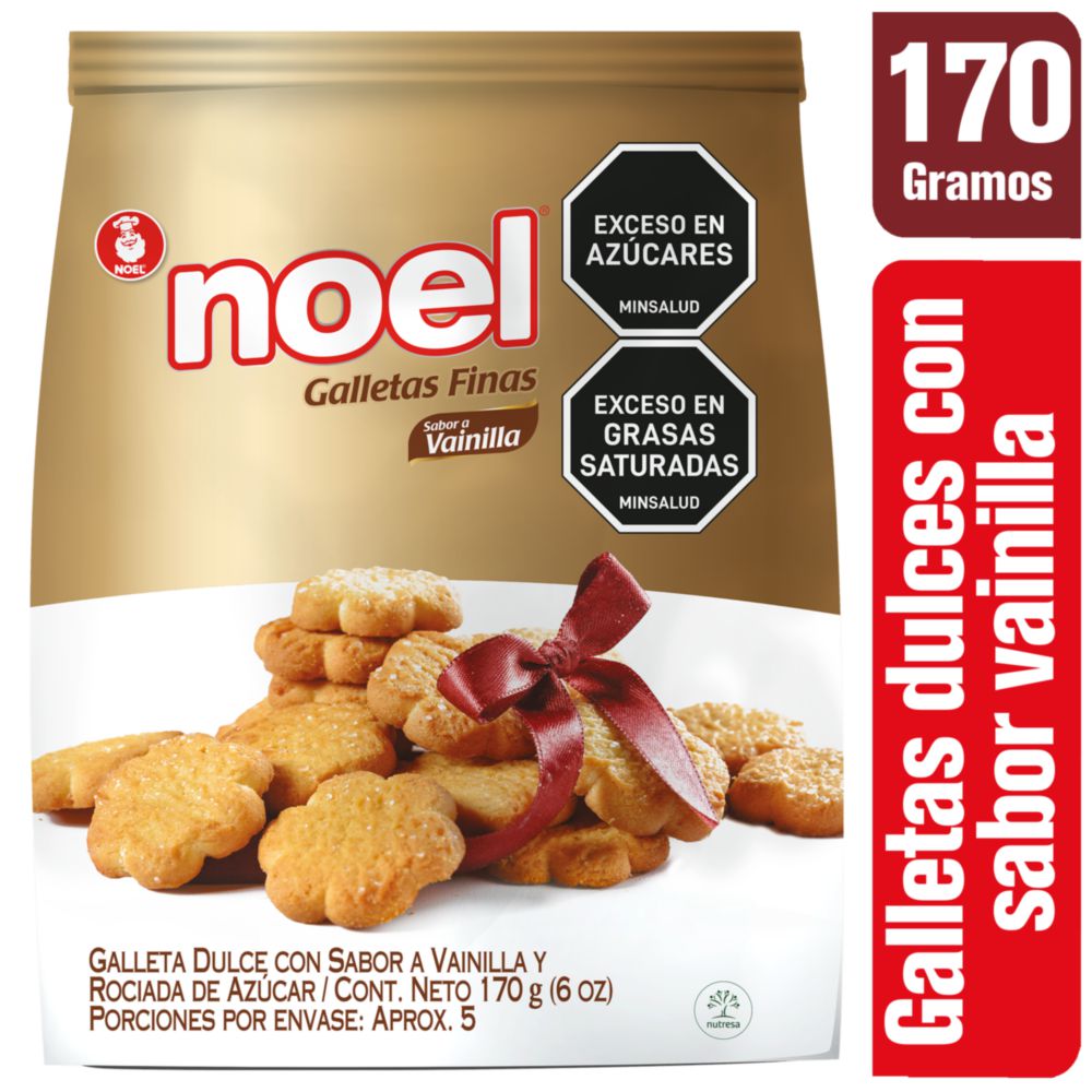 Noel Galletas finas dulces sabor vainilla x 170gr