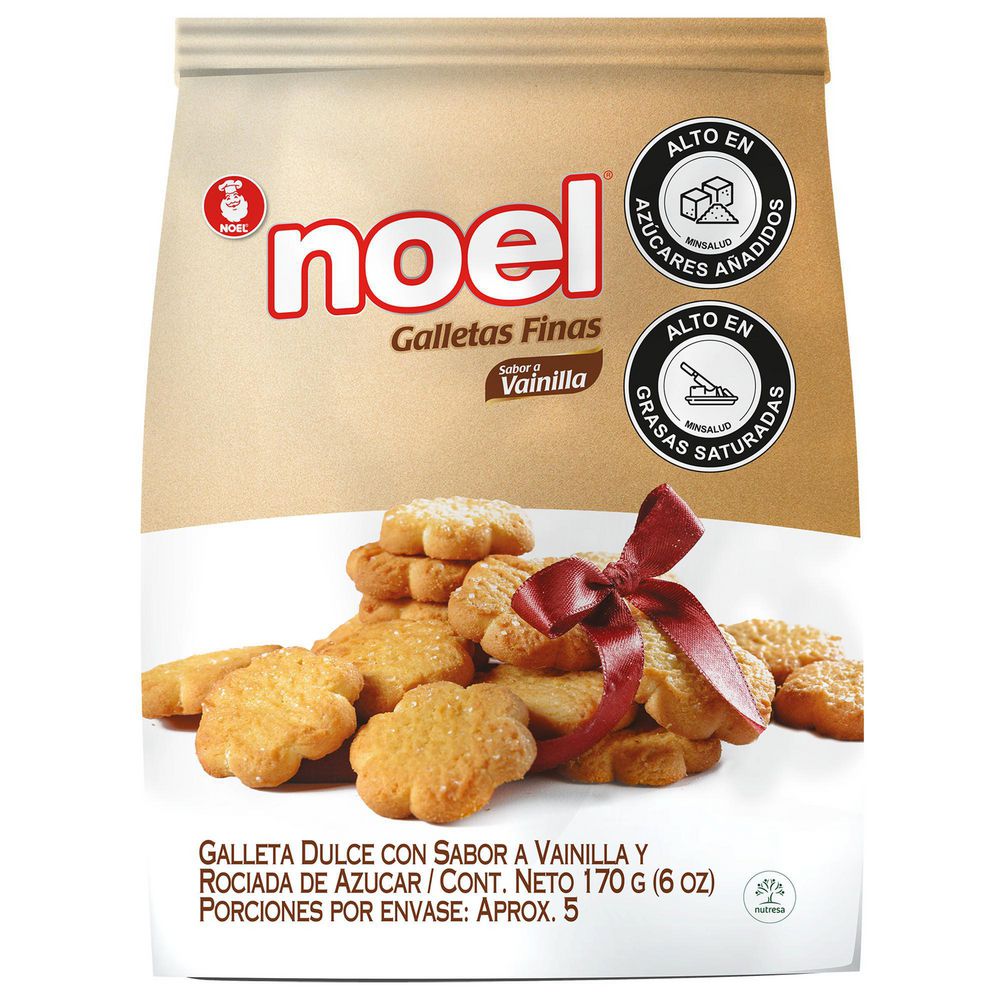 Noel Galletas finas dulces sabor vainilla x 170gr