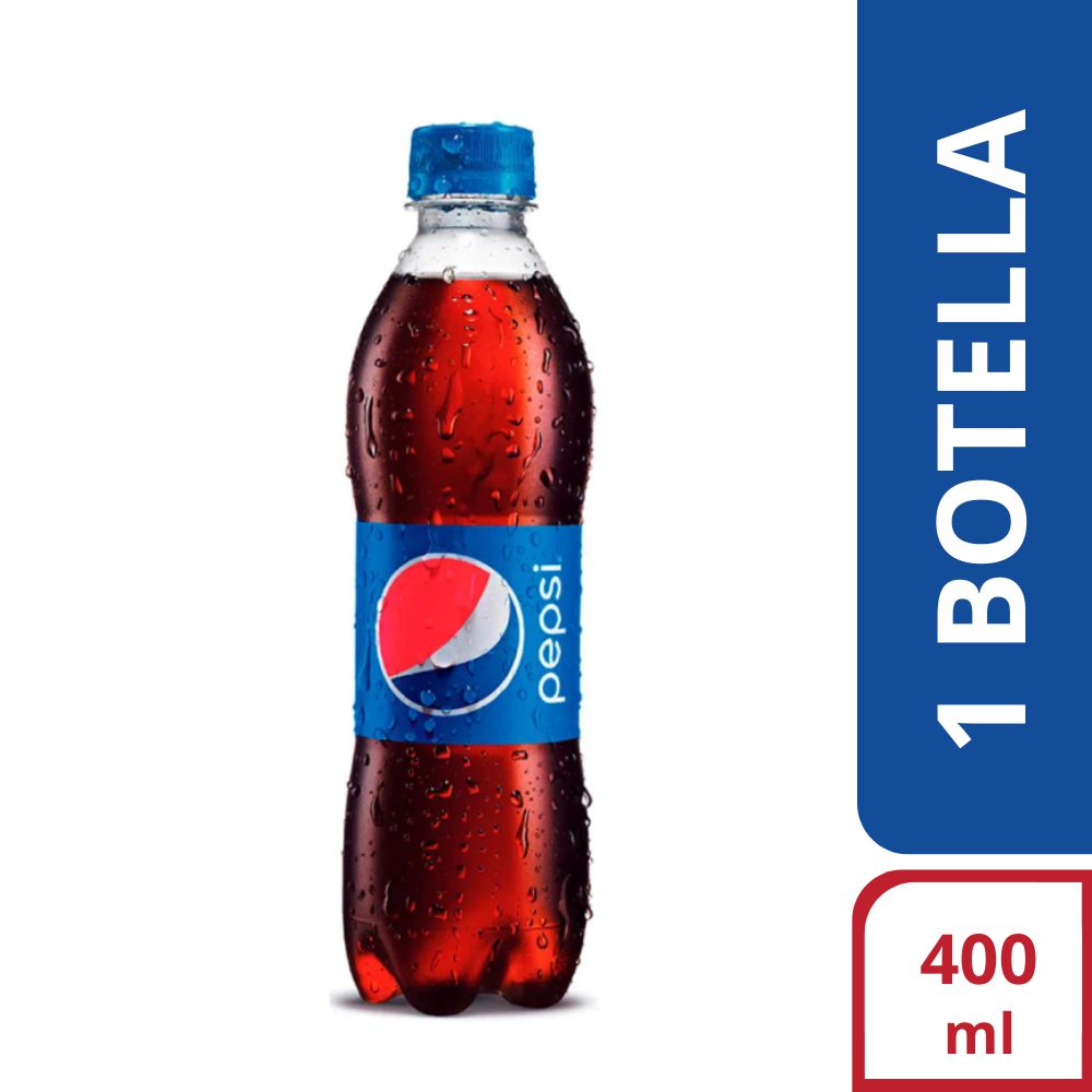 Gaseosa PEPSI Botella x400ml
