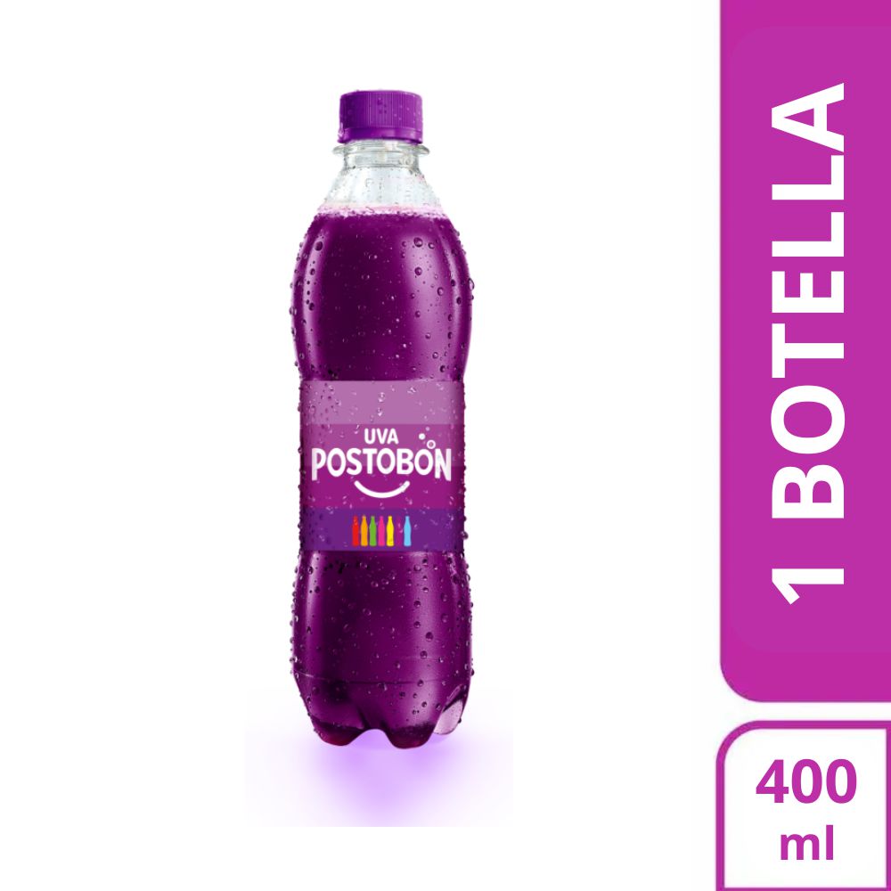 Postobon Gaseosa Uva Botella x400ml