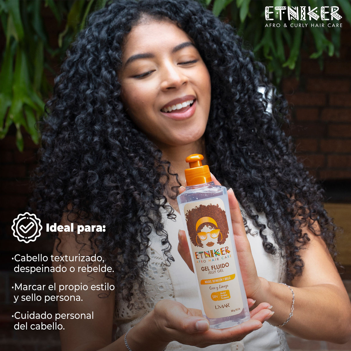 Etniker Gel Fluido Jelly Gel Afro Hair 300g