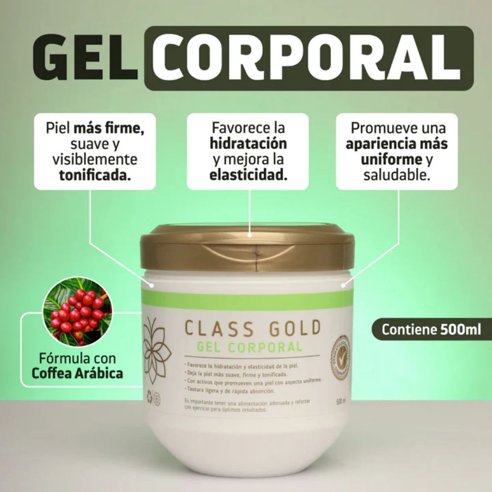 Class Gold Gel reductor Corporal 500gr (1 pack)