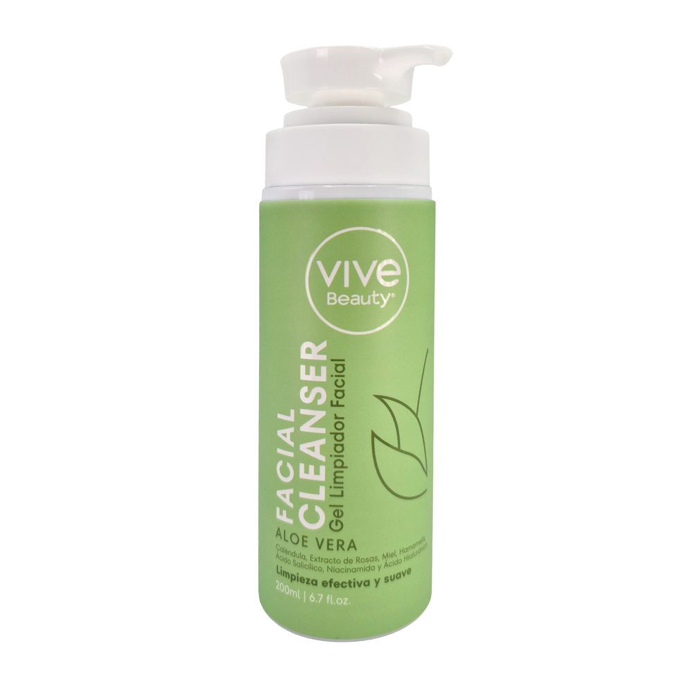 Vive Beauty Gel Limpiador Facial Aloe Vera 200 ml