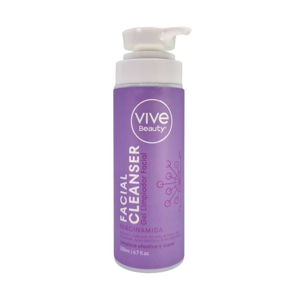 Vive Beauty Gel Limpiador Facial Niacinamida 200 ml