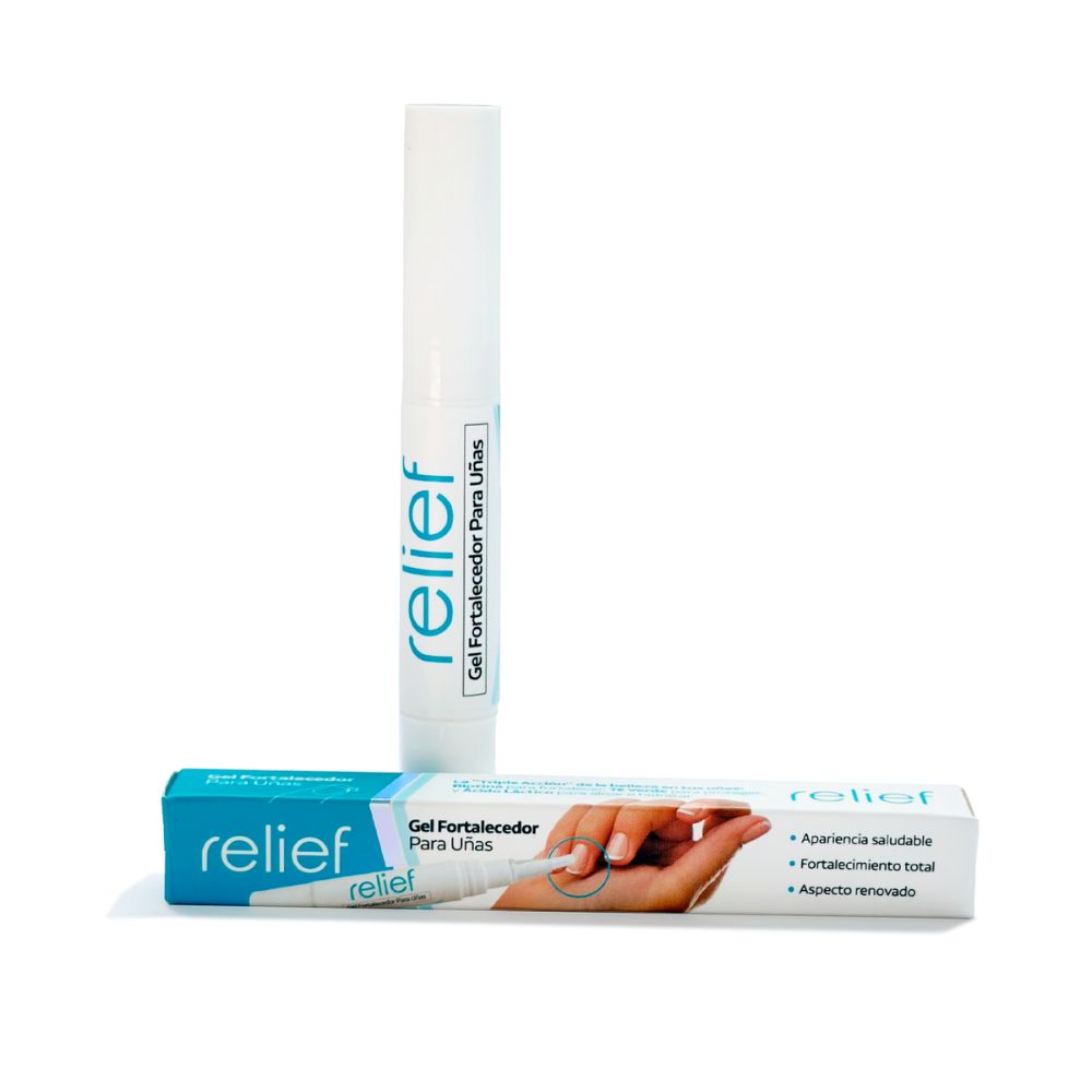 RELIEF GEL FORTALECEDOR DE UNAS - TRIPLE ACCION PROFESIONAL 4.0ml