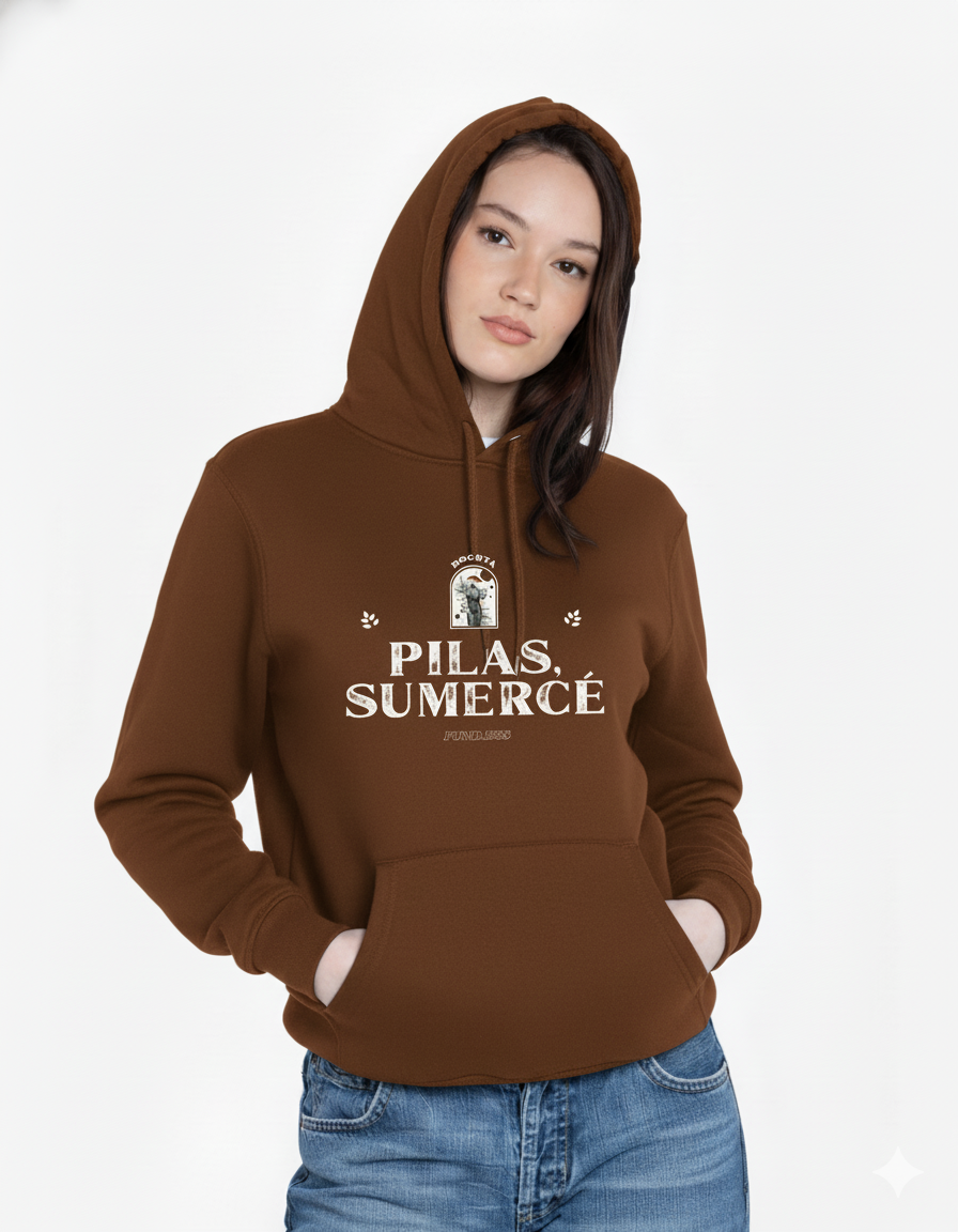 Hoodie “Pilas, Sumercé” – Bogotá Edition