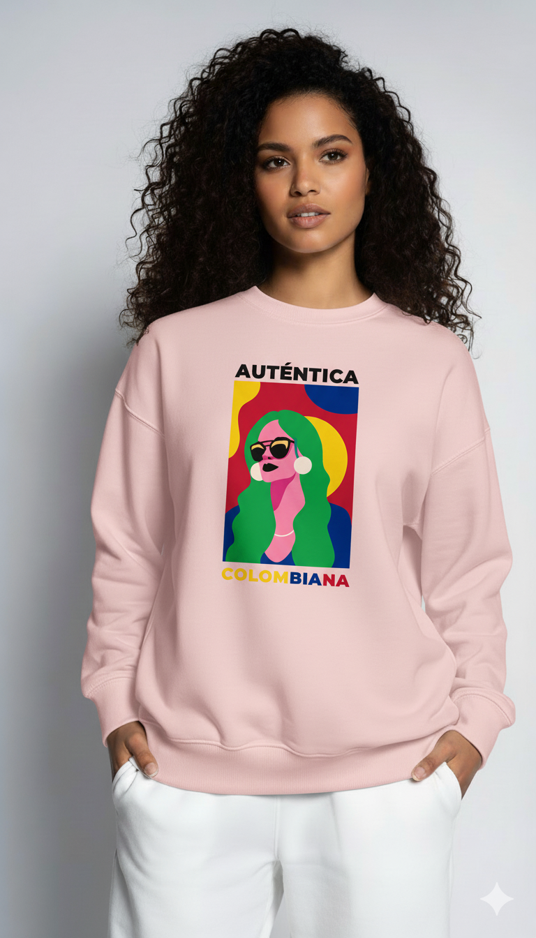 Hoodie “Auténtica Colombiana”