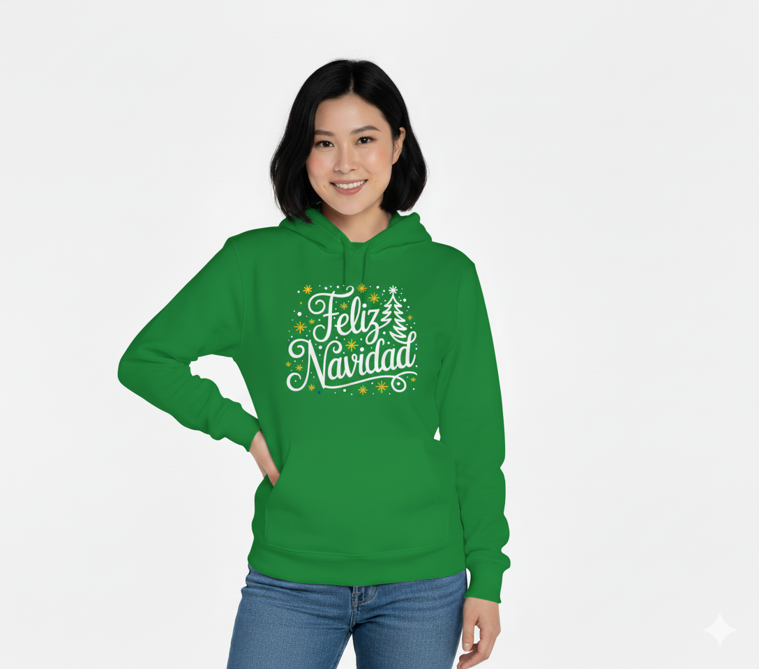 Hoodie “Feliz Navidad Arbol”