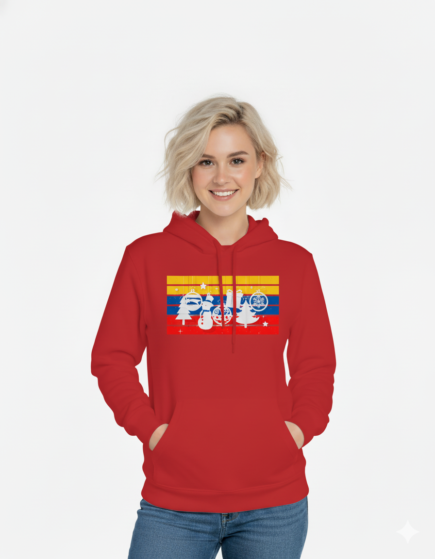 Hoodie “Navidad Tricolor”