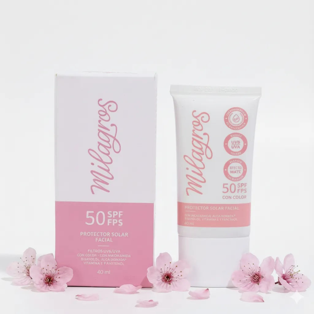 Milagros Protector Solar Con Color 40ml