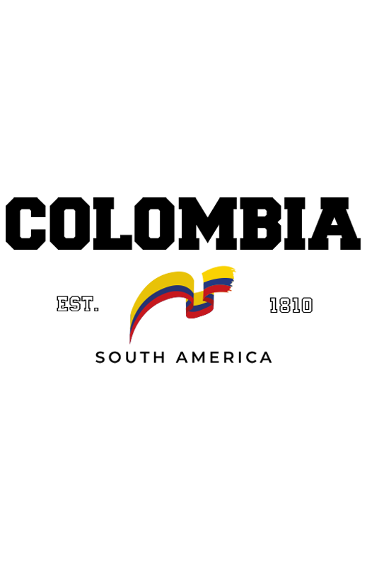 Hoodie “Colombia EST. 1810 – South America”