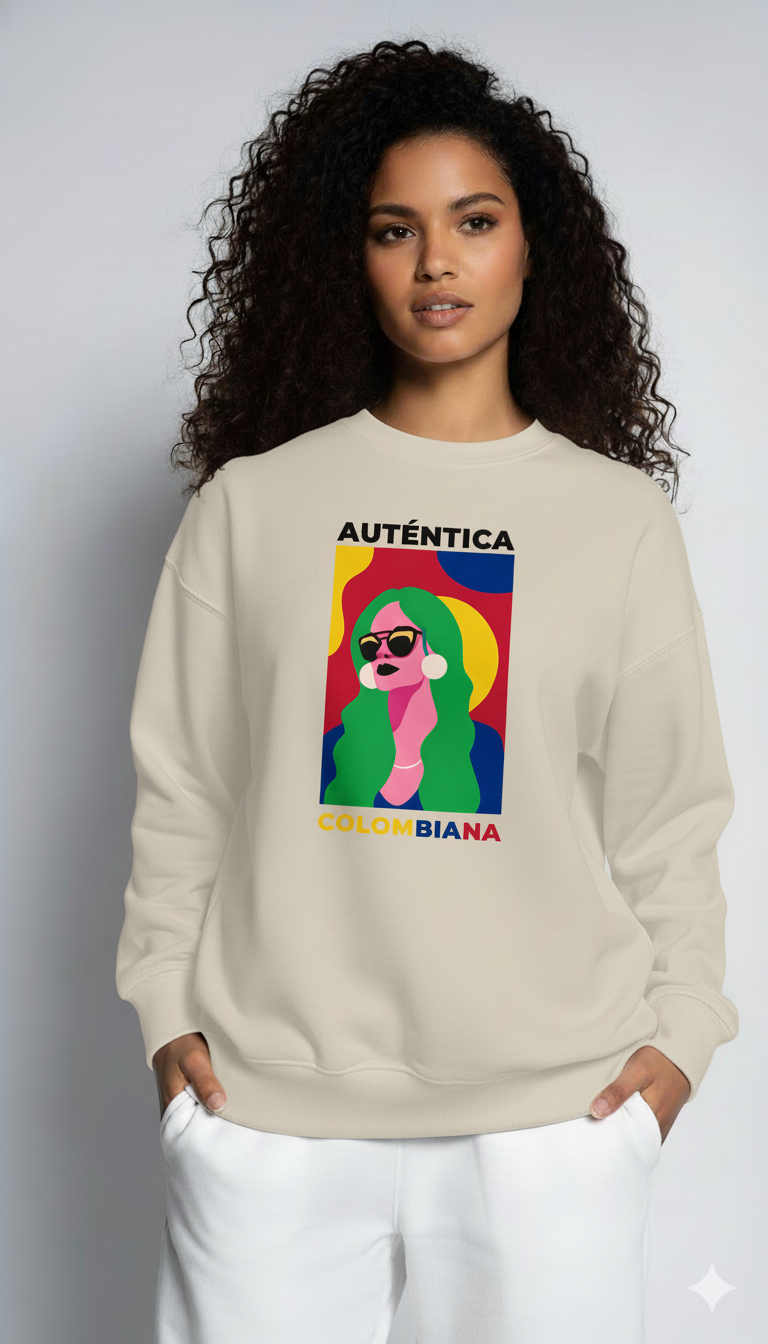 Hoodie “Auténtica Colombiana”