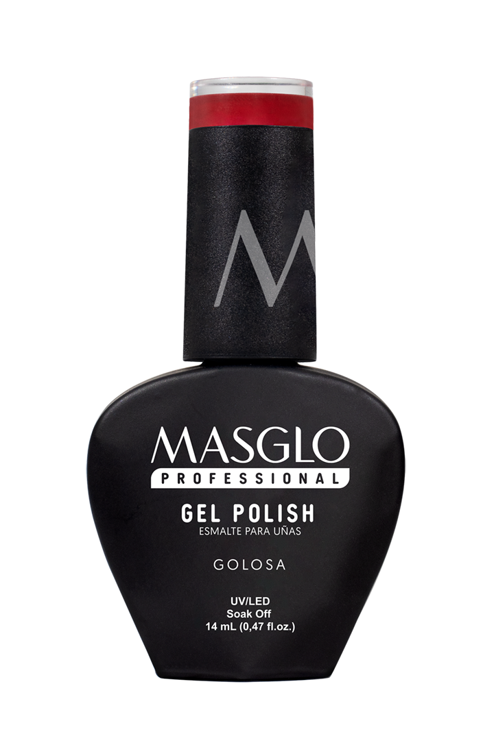 GOLOSA - ESMALTE SEMIPERMANENTE MASGLO PROFESSIONAL GEL POLISH 14 ML CREMOSO - GAMA ROJO