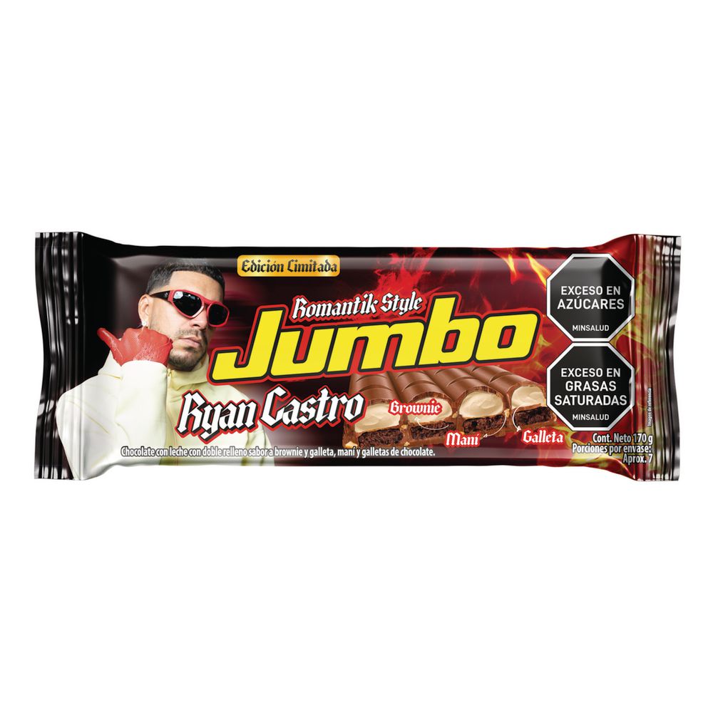 JUMBO Chocolatina Ryan Castro 170gr