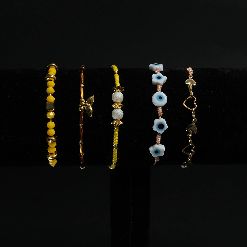 Set de Pulseras Sunny Eye Charm Boho Chic H6-20