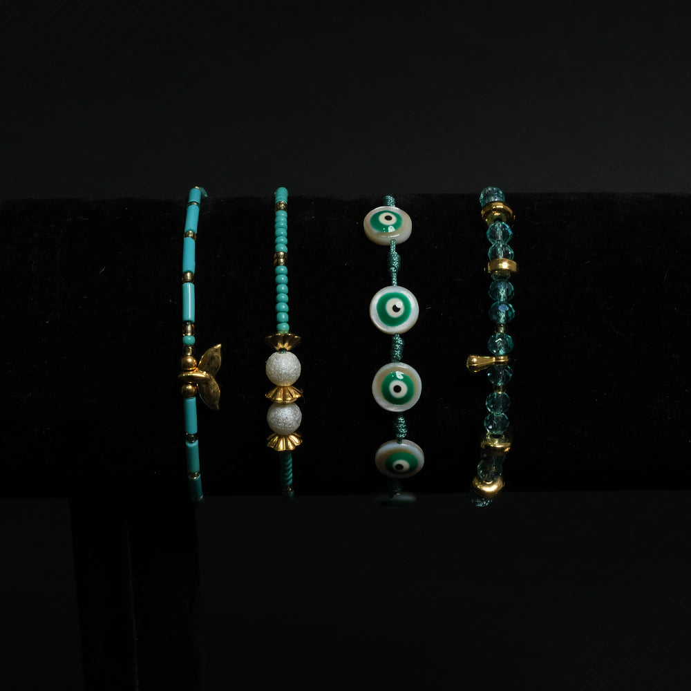 Set de Pulseras Pastel Aura Boho Chic H9-02