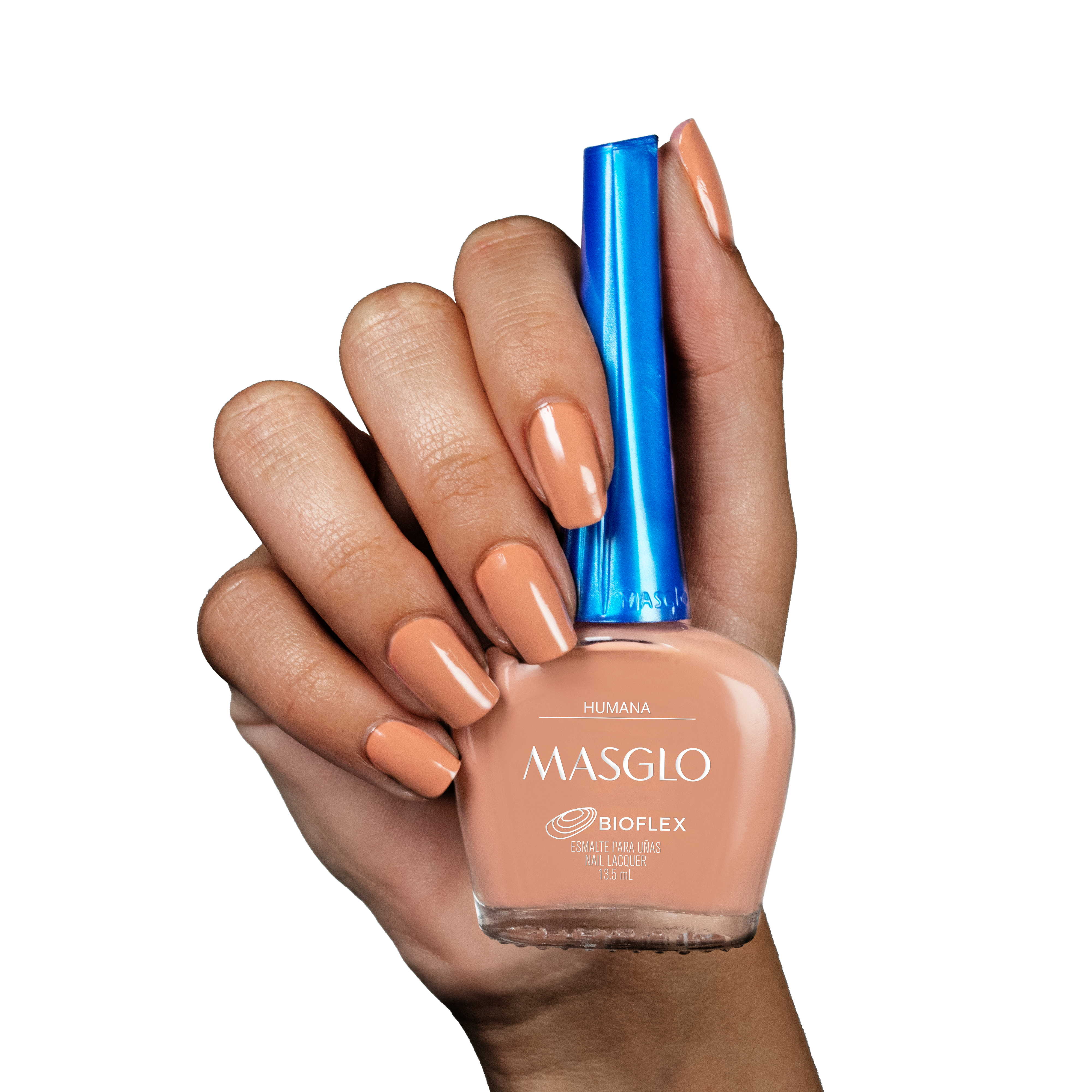 HUMANA - ESMALTE TRADICIONAL CREMOSO MASGLO 13,5 ML - GAMA MARRON