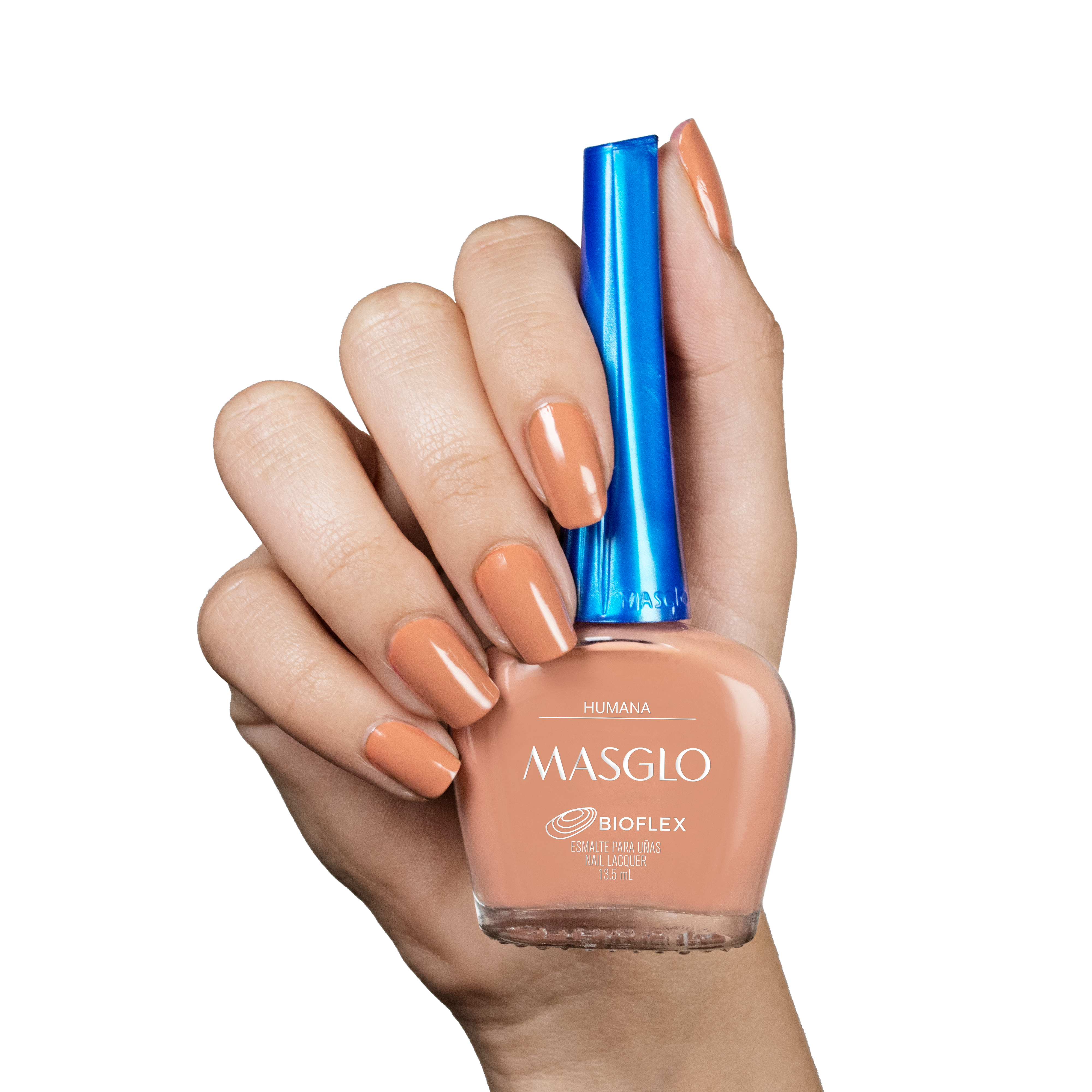HUMANA - ESMALTE TRADICIONAL CREMOSO MASGLO 13,5 ML - GAMA MARRON