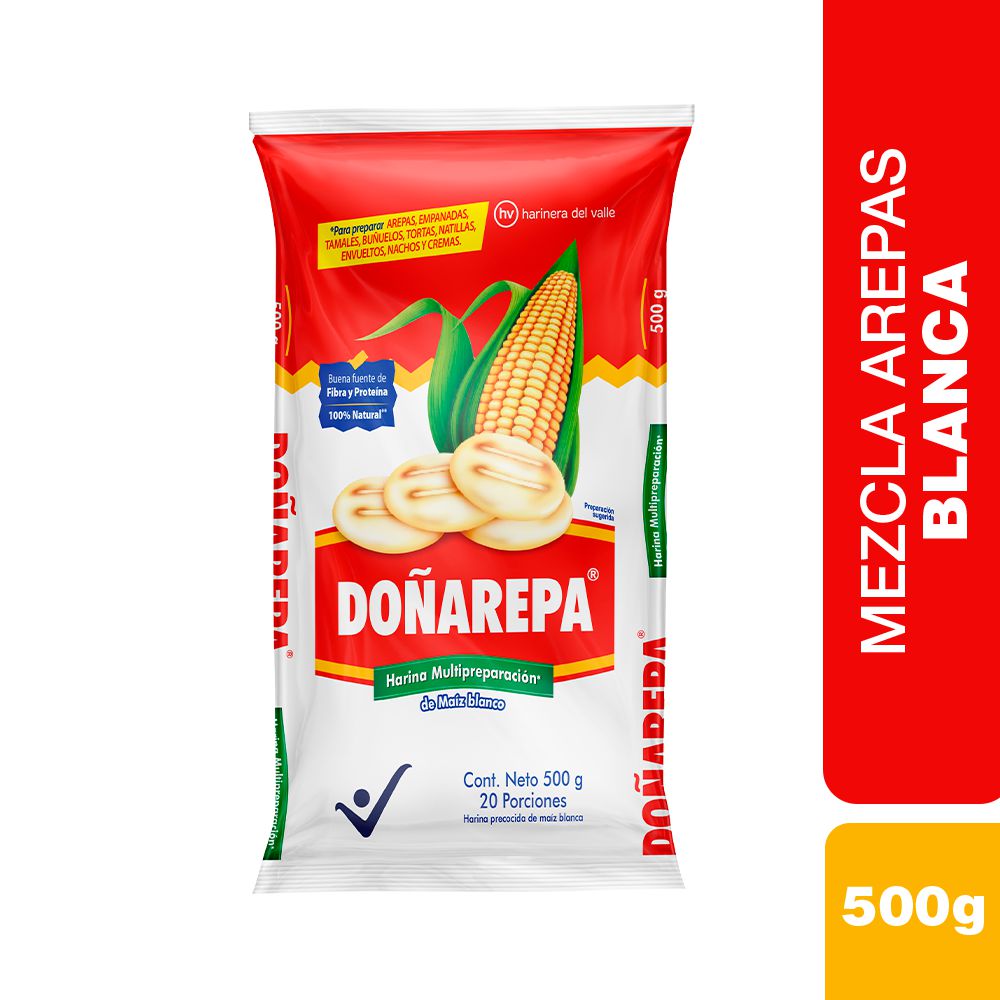 DONUT AREPA FLOUR 500G WHITE