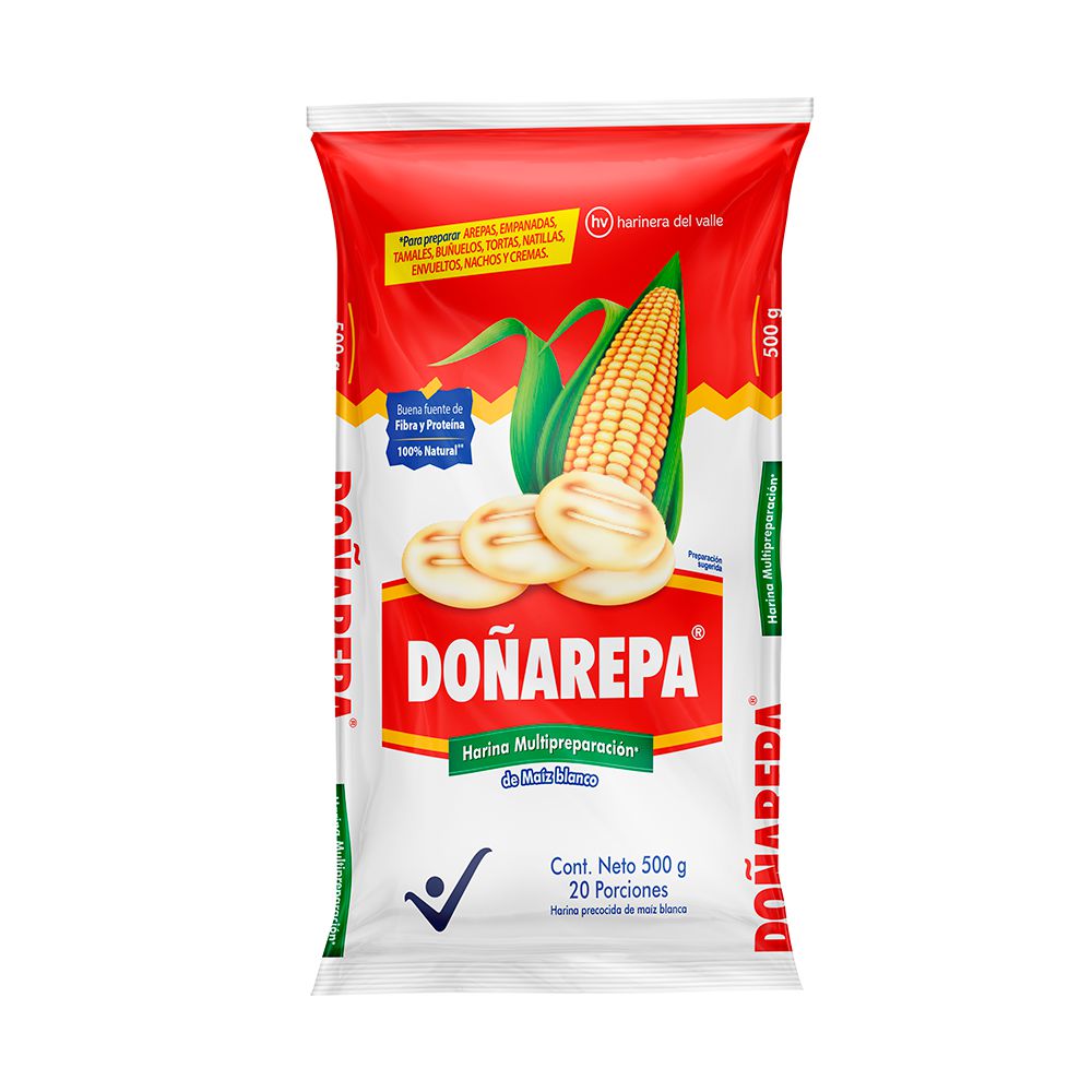 DONUT AREPA FLOUR 500G WHITE