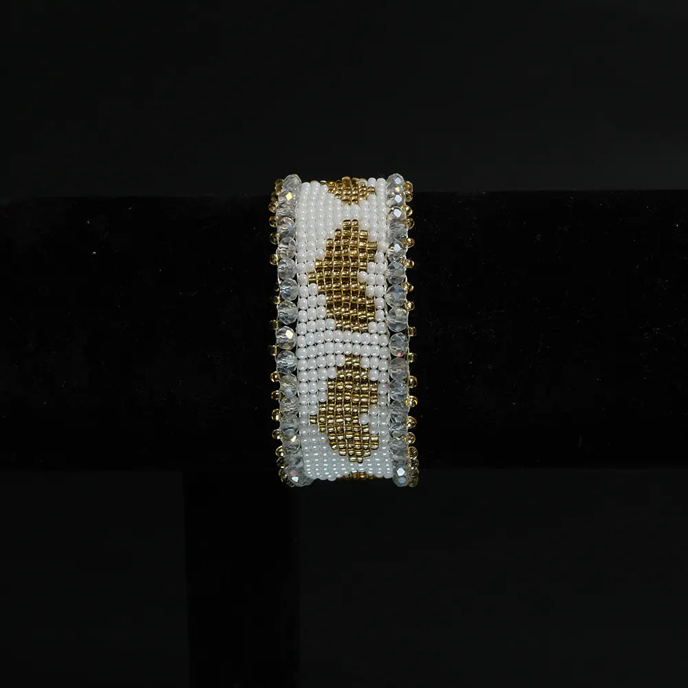 Pulsera Corazones Dorados I3-10