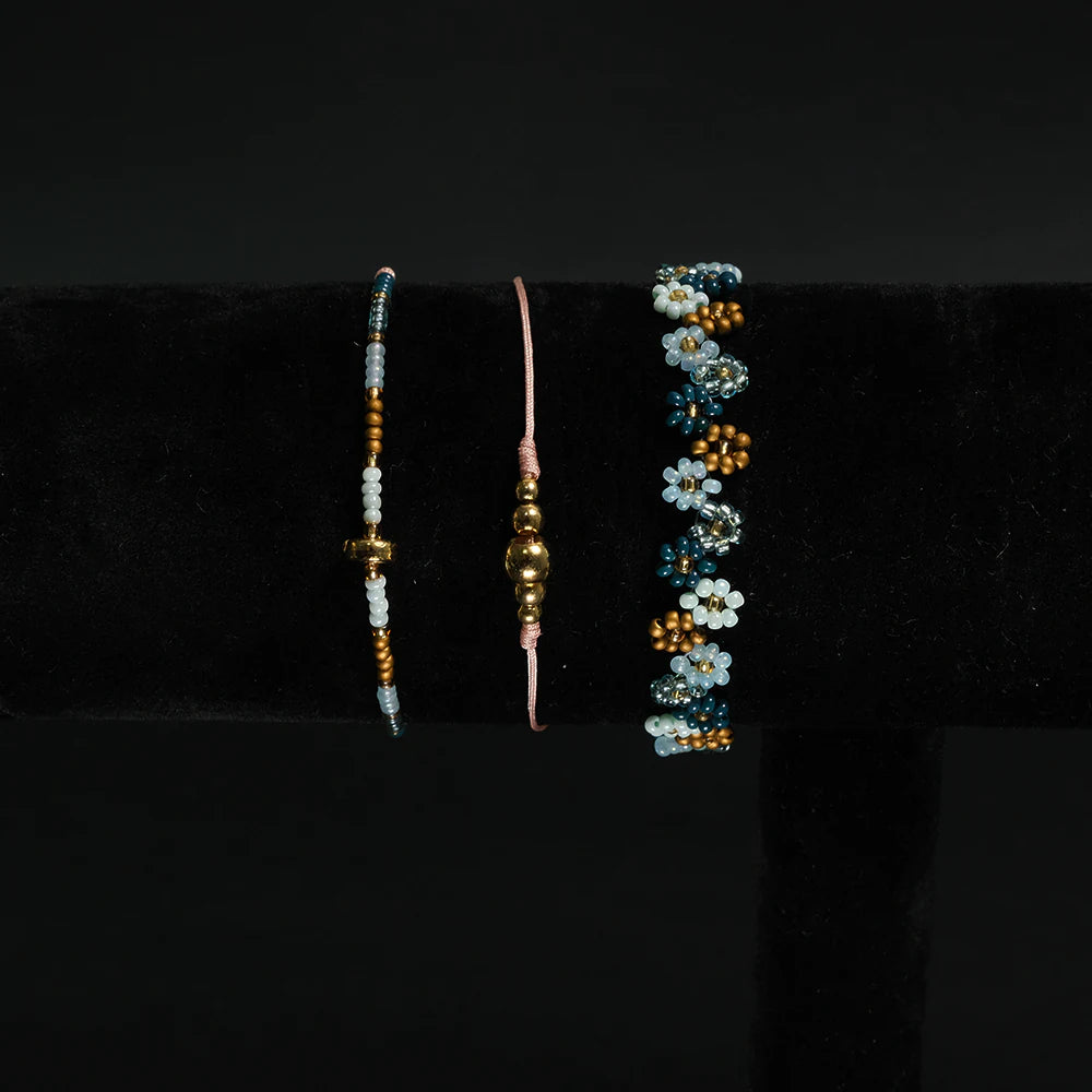 Pulsera Artesanal Multicolor con Mostacillas I6-01