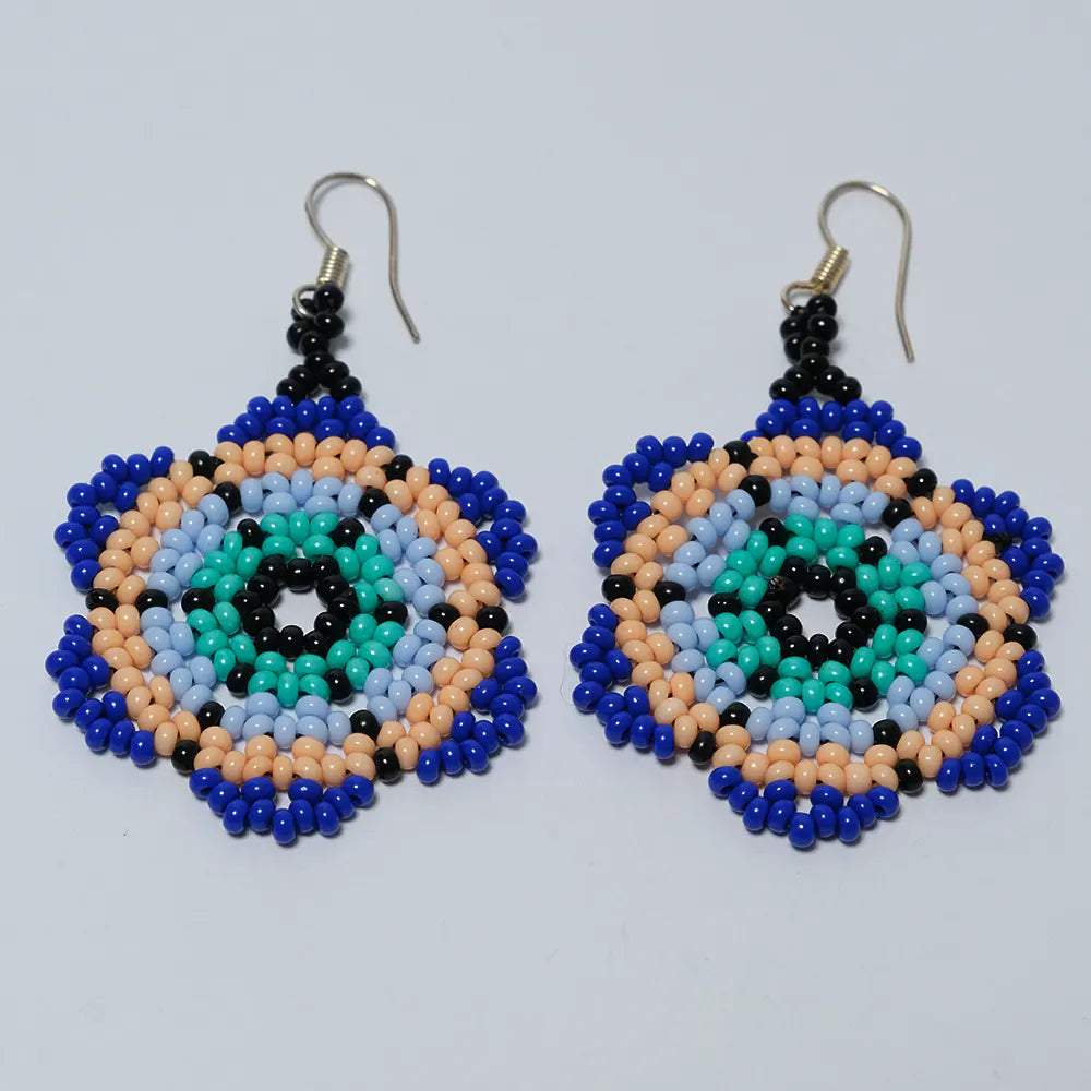 Aretes Mandala Aura de Mostacilla I7-03