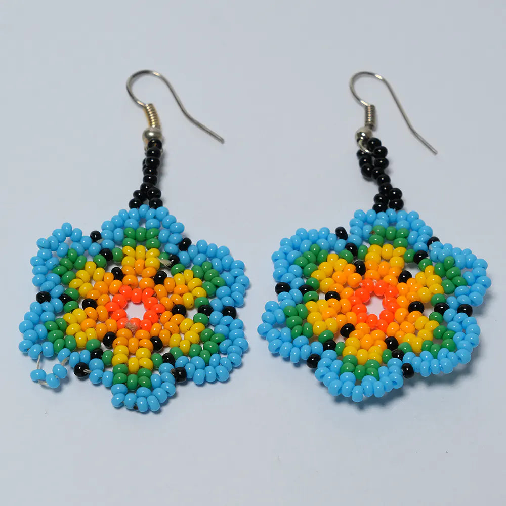 Aretes Mandala Tropical Sun de Mostacilla I7-10