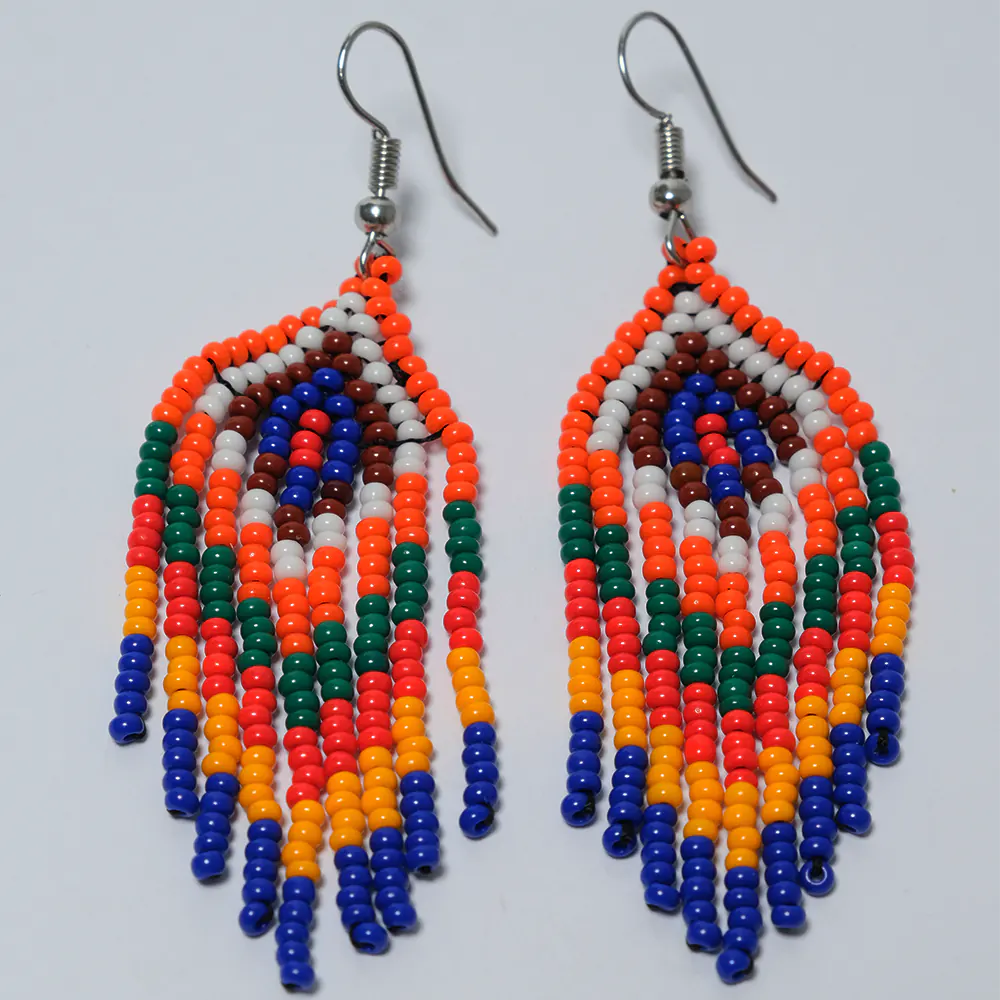 Aretes Arcoiris Sunset de Mostacilla I9-02
