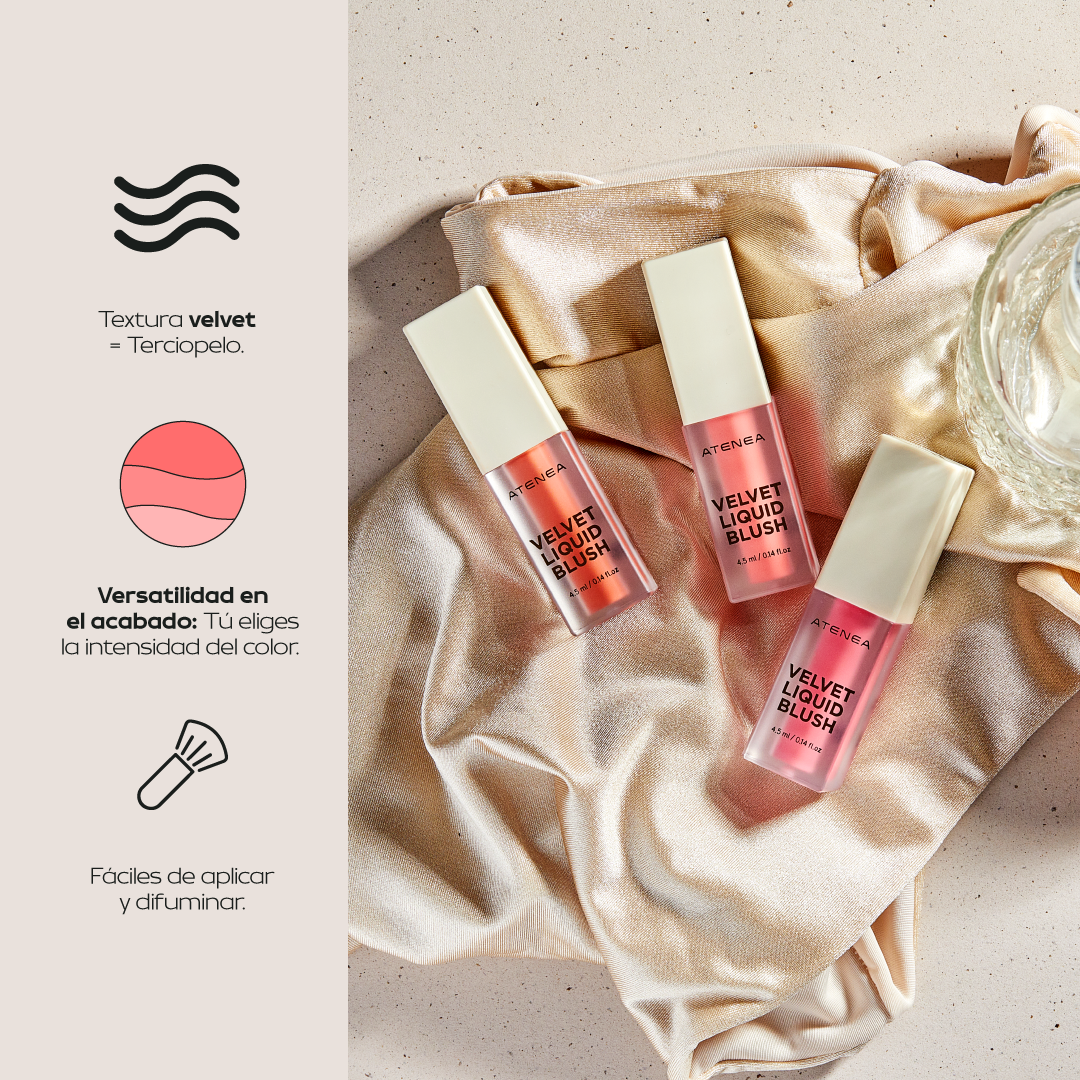 ATENEA VELVET COLLECTION LIQUID BLUSH
